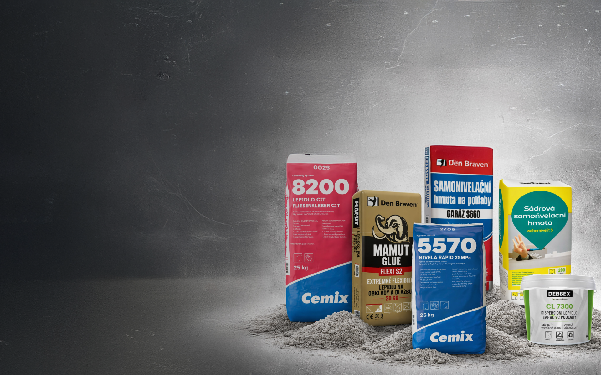 Mimořádné slevy na vybraný sortiment samonivelačních hmot a lepidel!
